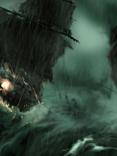 Летучий голландец корабль призрак пираты карибского моря