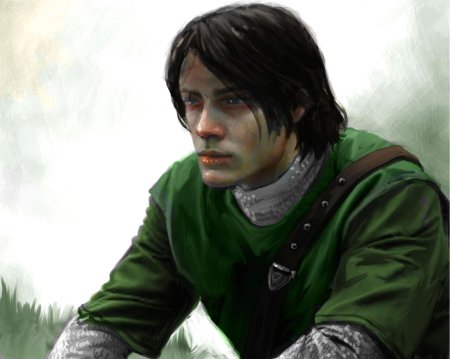 Молодой оруженосец арт