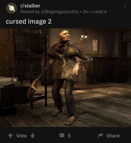 Зомби из сталкера