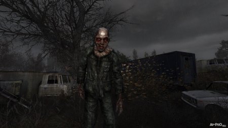 Сталкер тень чернобыля зомбированные