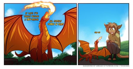 Twokinds комикс драконы
