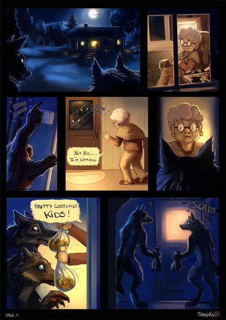 Фурри werewolf комикс