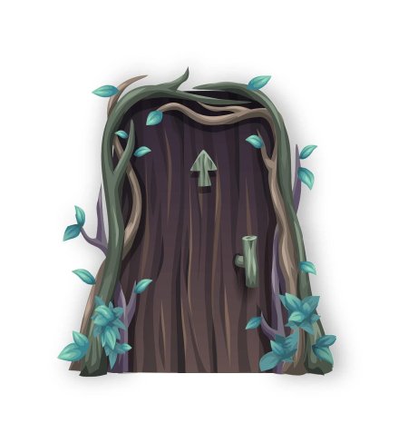 Дверь мультяшная