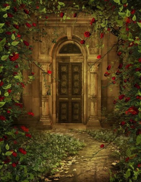 Дверь сказочная