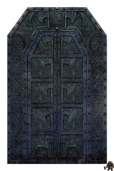Средневековая дверь