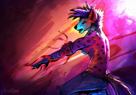 Фурри девушка