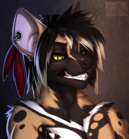 Гиеновая собака фурри