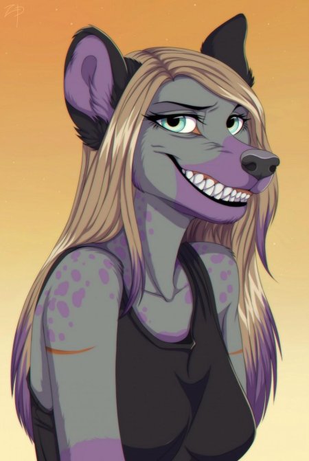 Фурри гиена шензи