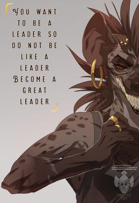 Фурри гиена банзай