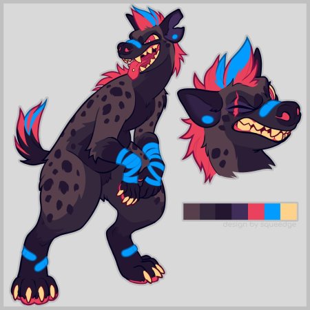 Животное гиена