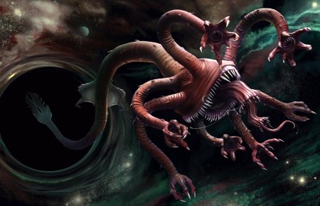 Монстр с щупальцами