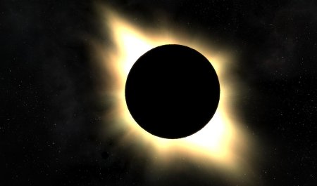 Солнечное затмение корона