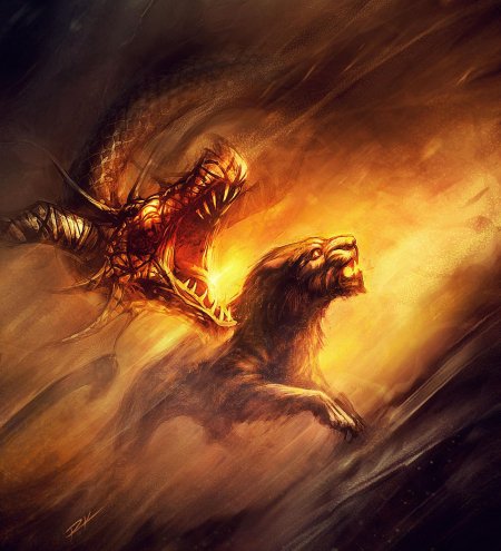 Фэнтези дракон