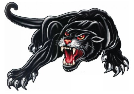 Наклейка пантера