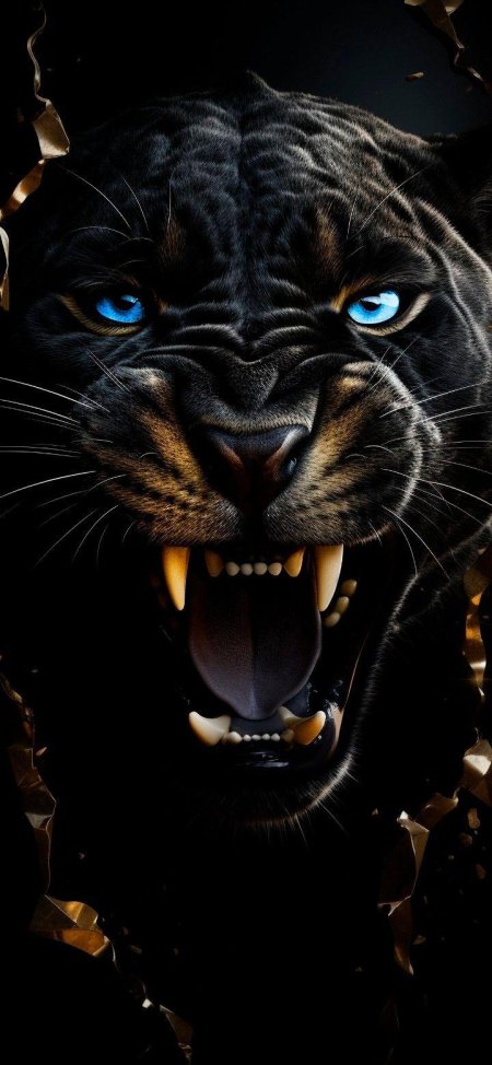 Черная пантера ягуар