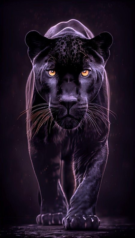 Картина чёрная пантера