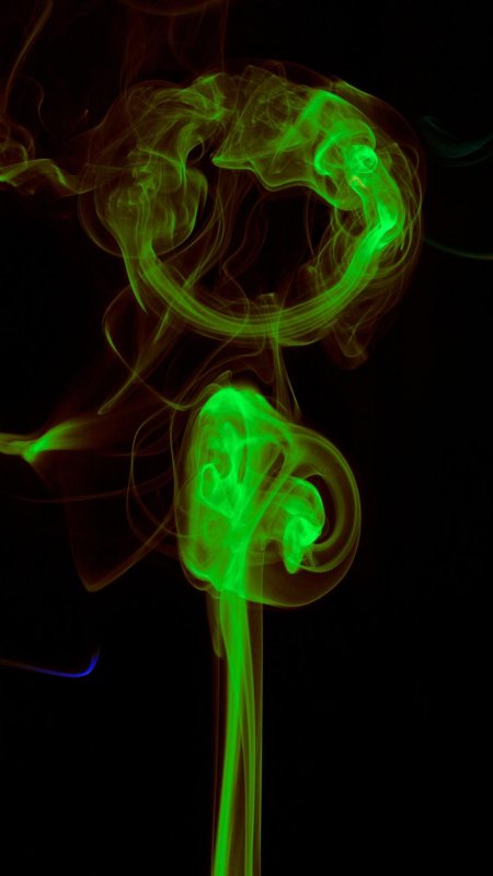 Дым зеленый