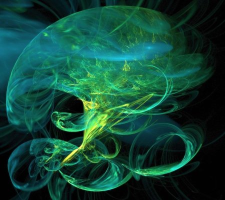 Зеленая медуза