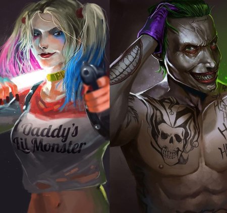 Харли квинн и джокер