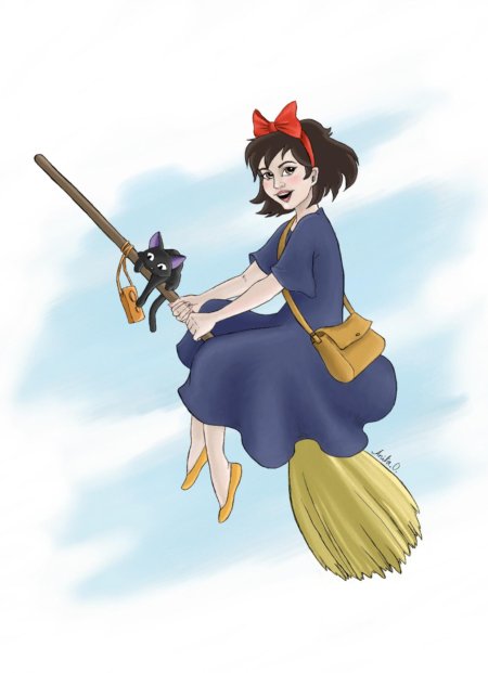 Ведьмина служба доставки мультфильм