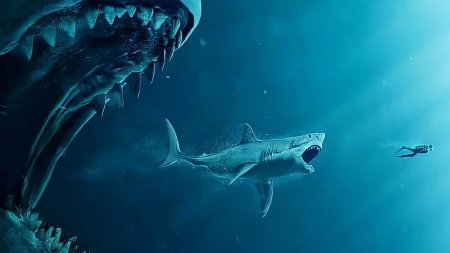 Мегалодон акула монстр