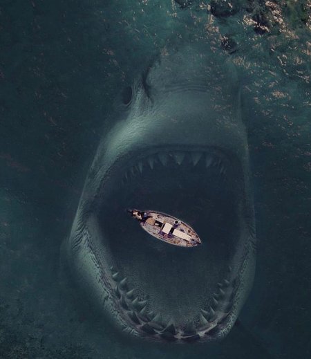 Акула мегалодон