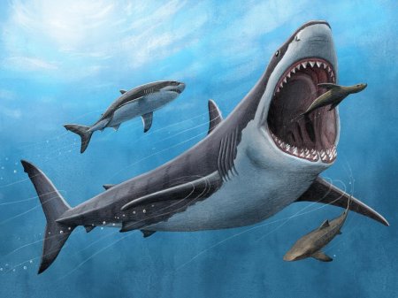 Акула кархародон мегалодон