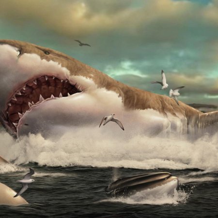 Акула мегалодон