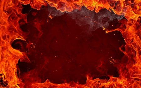 Огненный фон для фотошопа