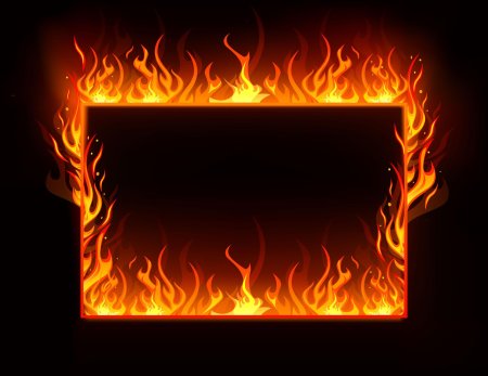 Рамка из огня