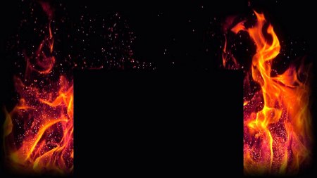 Красный огненный фон