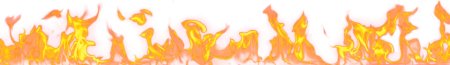 Огонь на прозрачном фоне
