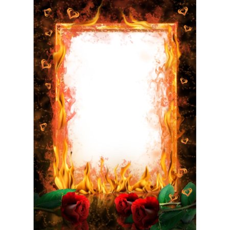 Рамка огонь