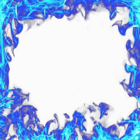 Синяя рамка для фотошопа