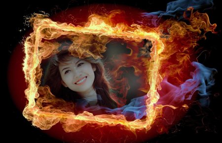 Рамка из огня