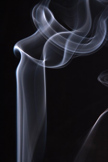 Черный фон дым