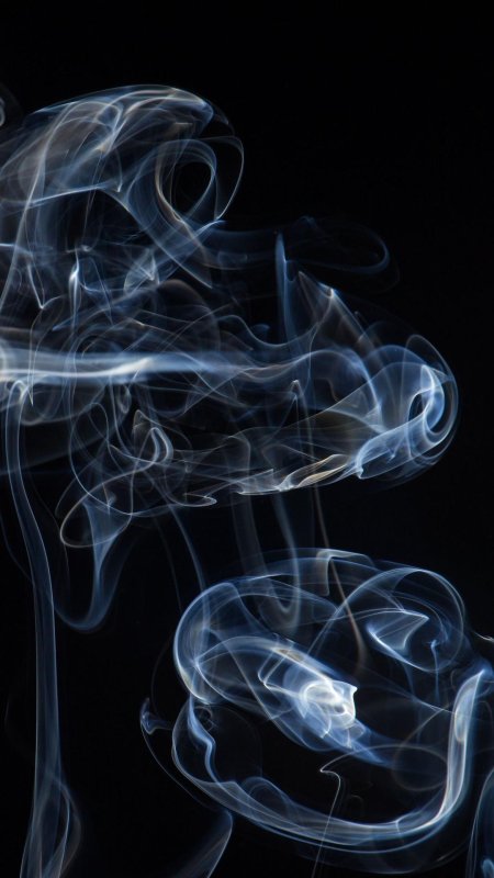 Черный фон дым