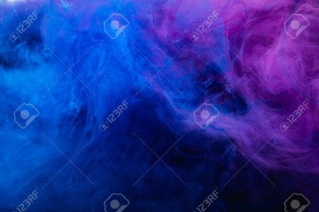 Фиолетово синий дым энергия