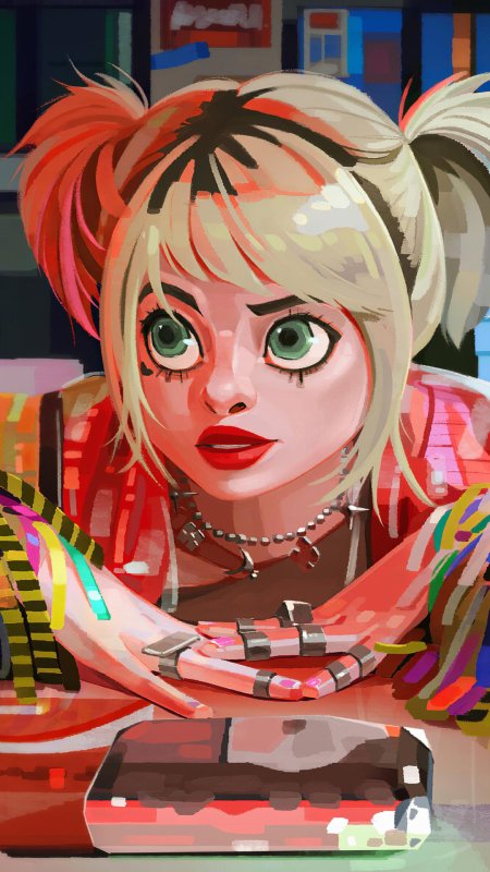 Глаза харли квинн