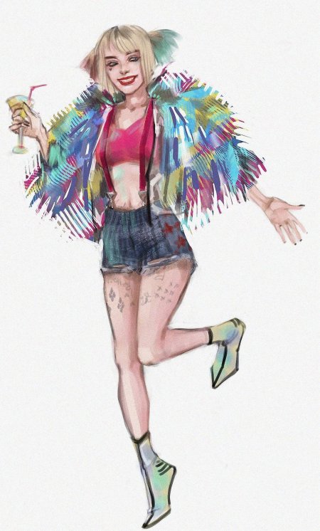 Харли квинн рисунки