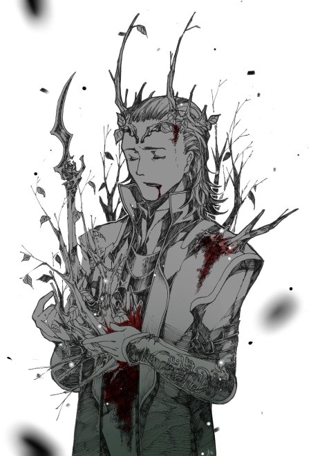 Локи марвел арт смерть