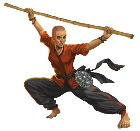 Монах днд арт