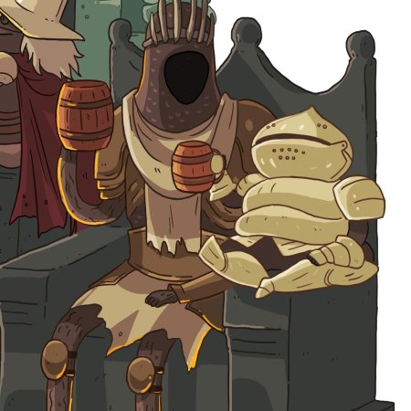 Йорм и сигвард dark souls арт