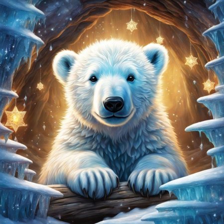 Белый медведь Арктика