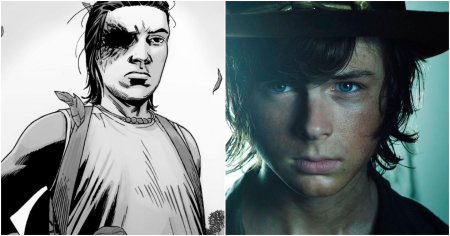 Carl the walking dead