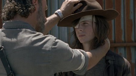 Ходячие мертвецы рик и карл