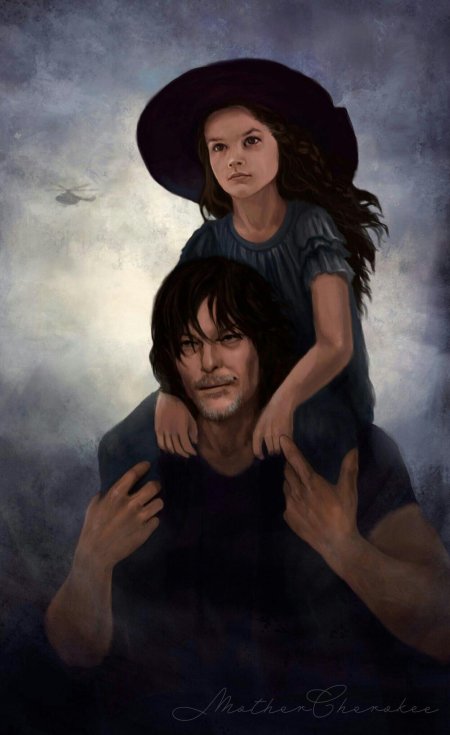 Ходячие мертвецы карл и джудит