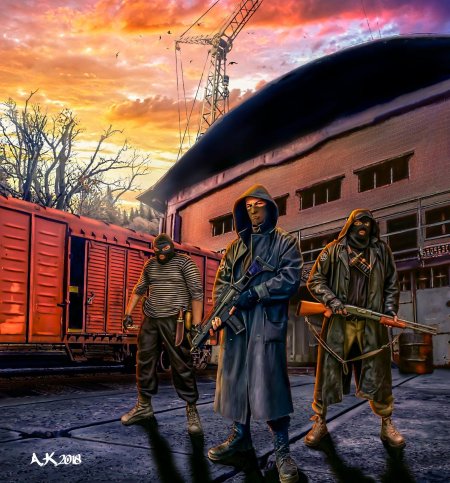 Бандит сталкер арт
