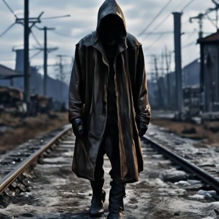 Сталкер в плаще