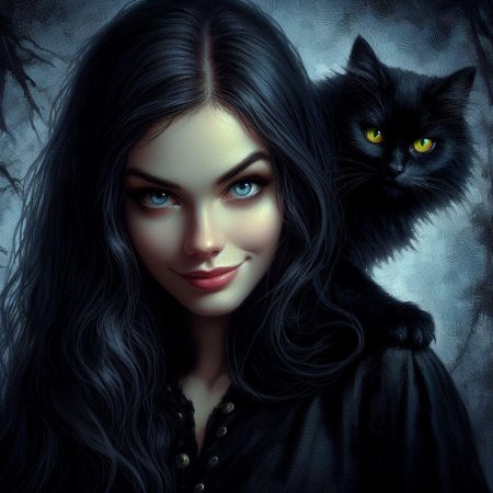 Кот ведьма
